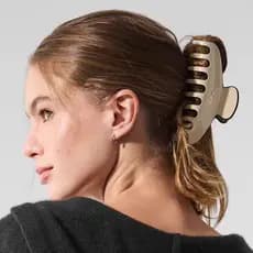 Presilha de Cabelo Feminina Alo, Presilha de Rabo de Cavalo Elegante e Popular O7RD