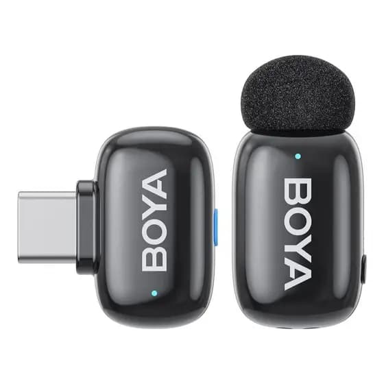Microfone Lapela Boya Boyamini-17 Android E Iphone 15/16