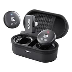 Sistema De Microfone Lapela Sem Fio Boya Omic-d Para Lightning