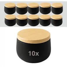 Kit 10 Latas Preta, dourada ou branca  Premium para Vela Aromática  Lembrancinhas –  120ml