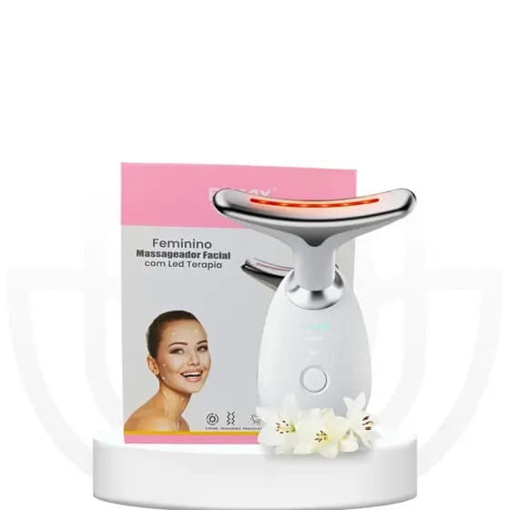 Massageador Facial B-MAX BM-C075 | Led Terapia + Calor