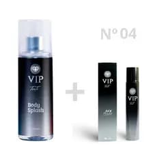 Kit com 1 Body Splash 200ml + 1 Perfume Touti 50ml Vip Fit Lux Lançamento Luxo Marcante