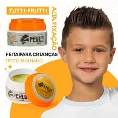 Cera Modeladora Efeito Brilho Férus Kids Tutti Frutti 80g