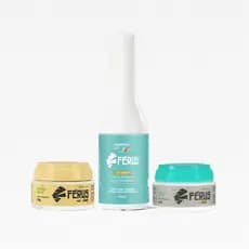 Ceras Modeladoras Efeito Mate Tutti Frutti + Banana + Shampoo Férus Kids