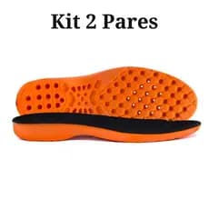 Kit 2 Palmilhas Ortopédica em Gel para Sapatos Botas Coturno Frete Grátis