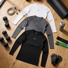 Kit 3 Camisetas Masculinas Inverno Malha Fria Manga Comprida Respirável Moto Bike Esporte Serviço