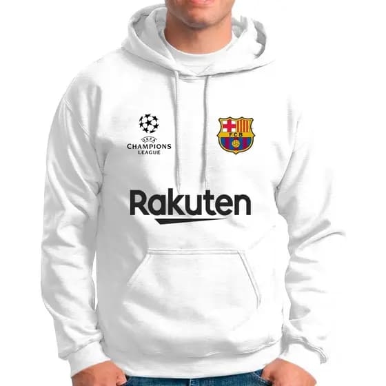 Blusa do Barcelona Masculina Premium Moletom Casaco de Grife Agasalho Times Europa Barça Confortável Esportivo