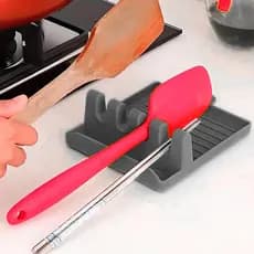 Suporte Colheres Cozinha Organizador Funcional Prático Compacto Bancada Estilo Limpo Utensílios Acessório Úti