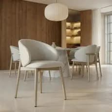 Cadeira De Jantar Firenze Moderna Design Confortável