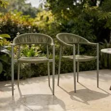 Kit 2 Cadeiras Área Externa Jardim Varanda Bar Restaurante Laguna HomeNow