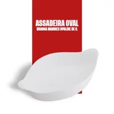 Assadeira Marinex Vidro Temperado 1 Litro. Forno e Mesa, Alta Resistência, Cozinha