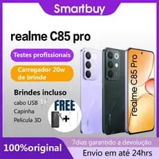 Celular Realme C85 Pro 4G, Bateria 7000mAh, Tela AMOLED 6.8", Câmera 50MP, Versão Global Original