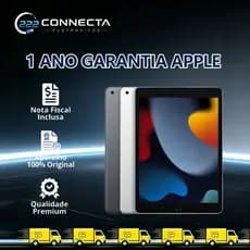 Apple IPad 9th 64GB 256GB 10,2” WIFI + CELL Novo Lacrado NF + 1 Ano De Garantia Apple