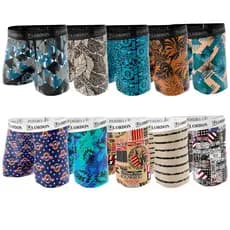 Kit 10 Cuecas Boxer Adulto Microfibra Plus Size Confortável