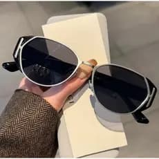 E Spice Girls Old Money Wind Retro Cat Eye Pequeno Cubo De Gelo Óculos De Sol Feminino