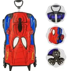 Mochila Escolar Infantil 3D Personagens Vingadores Marvel Disney Stitch Harry Potter Rodinhas Homem Aranha