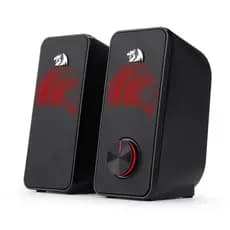 Caixa de som gamer Redragon Stentor Preto LED Vermelho GS500