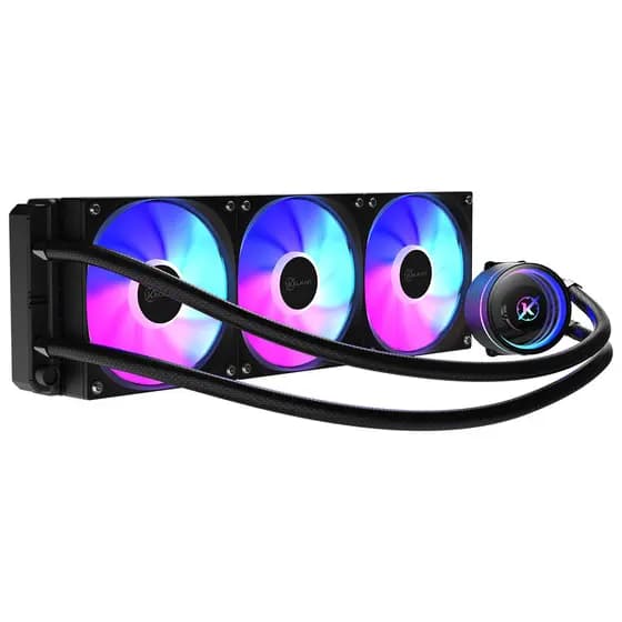 Water Cooler Kalkan Aura Lite 360mm Argb Amd Am5 Intel Preto