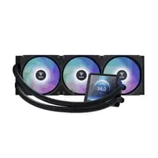 Water Cooler Gamdias Aura GL360 LCD 360mm ARGB Preto IPS