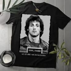 Camiseta Camisa John Rambo - Sylvester Stallone camisa 100% algodão