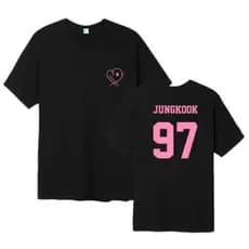 Camiseta Kpop BTS Jungkook Camisa Blusa Unissex Algodão 30.1 !