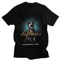 Camiseta Básica Algodão Unissex Metal Punk Rock Band Deftones Moda Oferta !! fashion