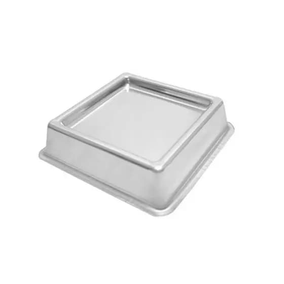 Forma Ballerine Quadrada Bolo Piscina 13,0 x 4,0cm 1 Peça Alumínio Roldan