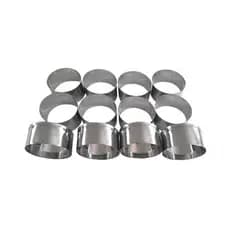 Kit Aro Cortador Redondo 5x4cm 12 Peças Inox Roldan