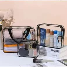 Kit de bolsas de pvc. Nécessarie para viajens, kits e acessórios.