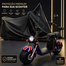 Capa Couro Protetora Impermeável Scooter Elétrica Shineray Voltz Watts