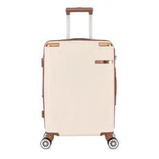 Mala de Viagem ABS 10kg Expansível | Zíper Duplo, 4 Rodas 360° Silenciosas, Trava de Senha Anti Arranhões Modelo Novo