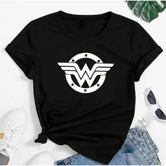 T-shirt Blusa Linda Mulher Maravilha Camiseta Feminina Camisa