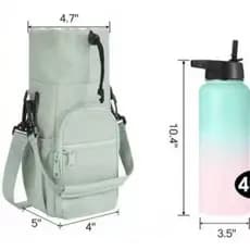 Suporte para Garrafa de Água Térmico - Porta-Copos de Grande Capacidade, Bolsa de Ombro para Ciclismo e Esportes ao Ar L