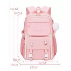 Mochila Escolar Bolsa Passeio Reforçada Costas Fofa Grande