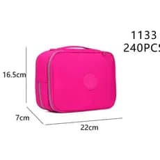 Estojo Escolar Juvenil Jumbo Box - Grande Capacidade em Nylon com Divisórias Organizadas