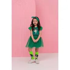 Fantasia Infantil Super Poderosa Docinho com Meias