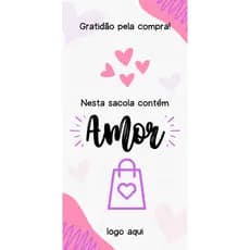 Tags de agradecimento ao cliente Crato de agradecimento