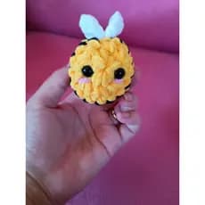 Abelha Amigurumi em Crochê Artesanal | Mini Abelhinha Fofa Feita à Mão