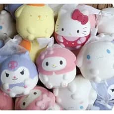 Brinquedo de Descompressão Sanrio Kuromi Cinnamonroll Hello Kitty Pompompurin MyMelody My Melody com Alívio do Estresse