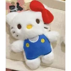 Chaveiro de Pelúcia Hello Kitty Kawaii Felpudo Fofo Macio 10cm