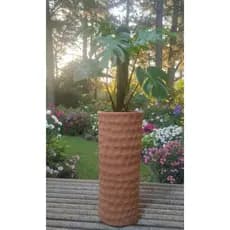 vaso ceramica , formato cilindro sem a planta, um vaso perfeito para sua casa , seu jardim, sala 55x22 vaso decorativo..