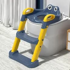 JOYA KID Assento Redutor Infantil com Escada para Vaso Sanitário，Altura Ajustável