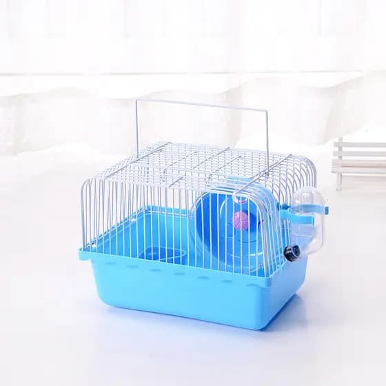 Gaiola Grande e Luxuosa Para Hamster, Equipada Com Instalações Para Correr, Beber E comer.