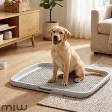 Banheiro Para Cachorro Grande Sanitário Canino Grade Removivel Tapete Higienico Xixi