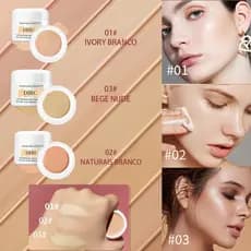 Creme Corretivo Hidratante Líquido À Prova D'água , Cobertura De Acne , Base Para Olheiras , Modificação De Contorno Fac