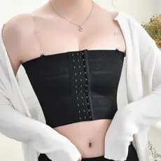 Respirável Strapless Peito Binder Mama Trans Cosplay Novo,Pasta De Peito Respirável XS-2XL Com Gancho-Pulôver FTM/Trans