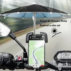 Mini protetor solar para celular, guarda-chuva UV para celular, anti-sol, Mini Guarda-Chuva Do Telefone Da Motocicleta