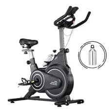Bicicleta Ergométrica para Spinning Mecanica 10kg Silenciosa, Suporta 150kg