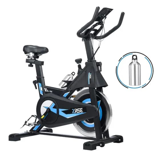 Bicicleta Ergométrica Magnética com Volante de 15kg – Profissional para Academias, Suporta até 180kg