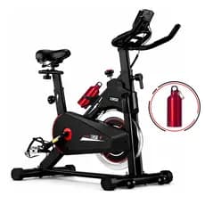 Bicicleta Spinning Silenciosa com Resistência Mecânica Suporta até 130 kg Ideal para Treino em Casa